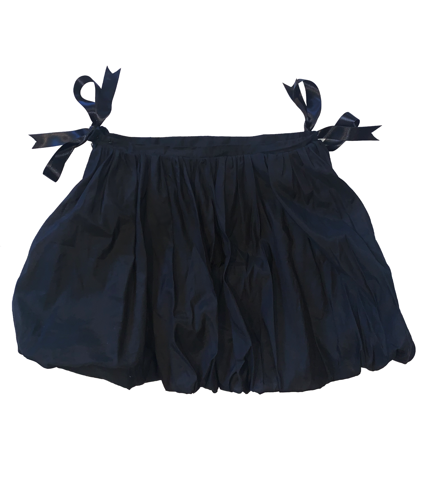 Black Mini Puffball Skirt