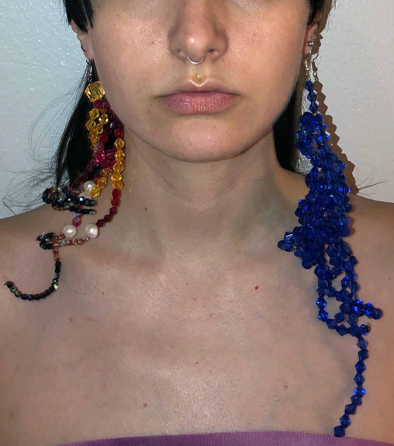 Earrings, Jewelry, Deska, Pearl Earrings, Hand beaded, shop kathleen, kathleen los angeles, kathleen, deska, independent artist, independent designer, los angeles boutique