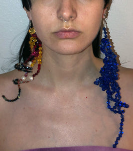 Earrings, Jewelry, Deska, Pearl Earrings, Hand beaded, shop kathleen, kathleen los angeles, kathleen, deska, independent artist, independent designer, los angeles boutique