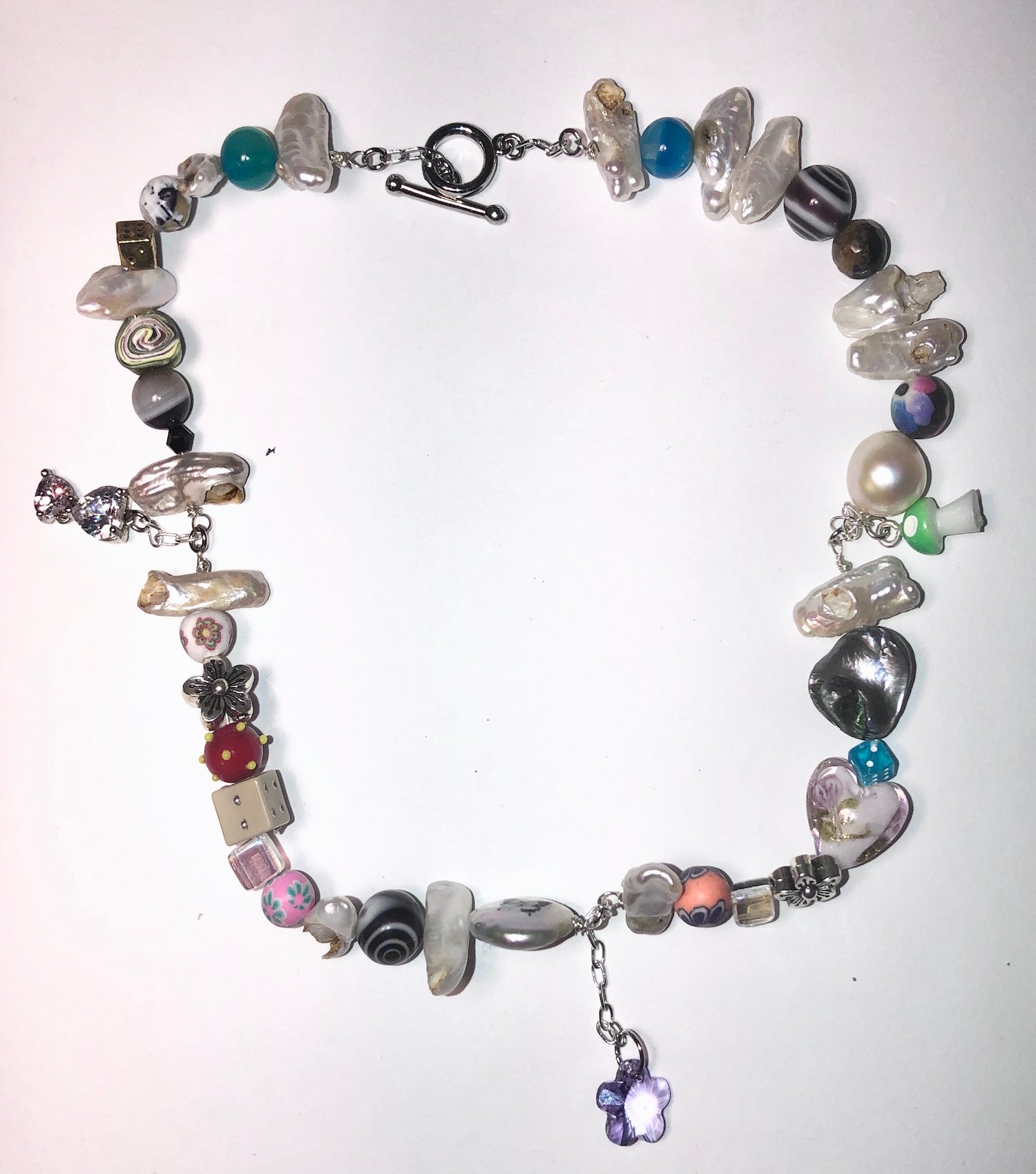 janky jewels, pearl choker, necklace, upcycled, one of a kind, kathleen, shop kathllen, los angeles, boutique 