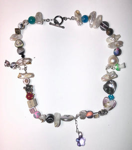 janky jewels, pearl choker, necklace, upcycled, one of a kind, kathleen, shop kathllen, los angeles, boutique 