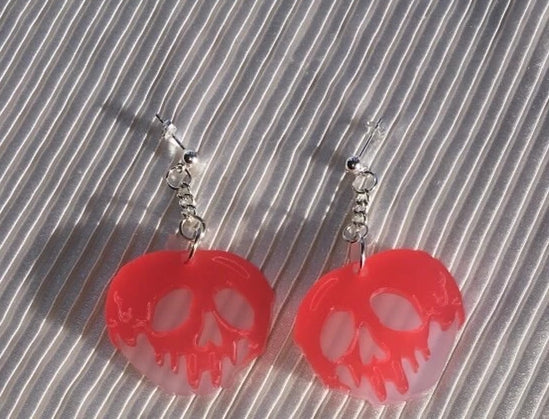 earrings, emma pryde, handmade, poison apple