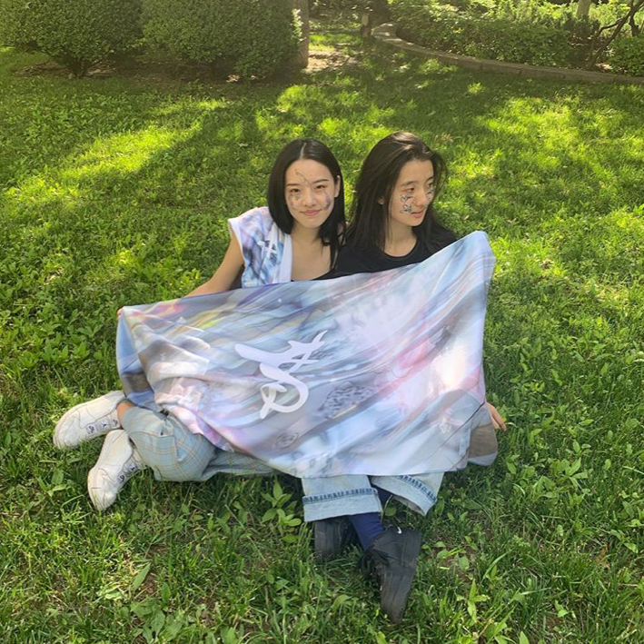 slash, s/ash, bath towel, beijing designer, independent designer, art towel, fabric print, kathleen, kathleen los angeles, independent boutique