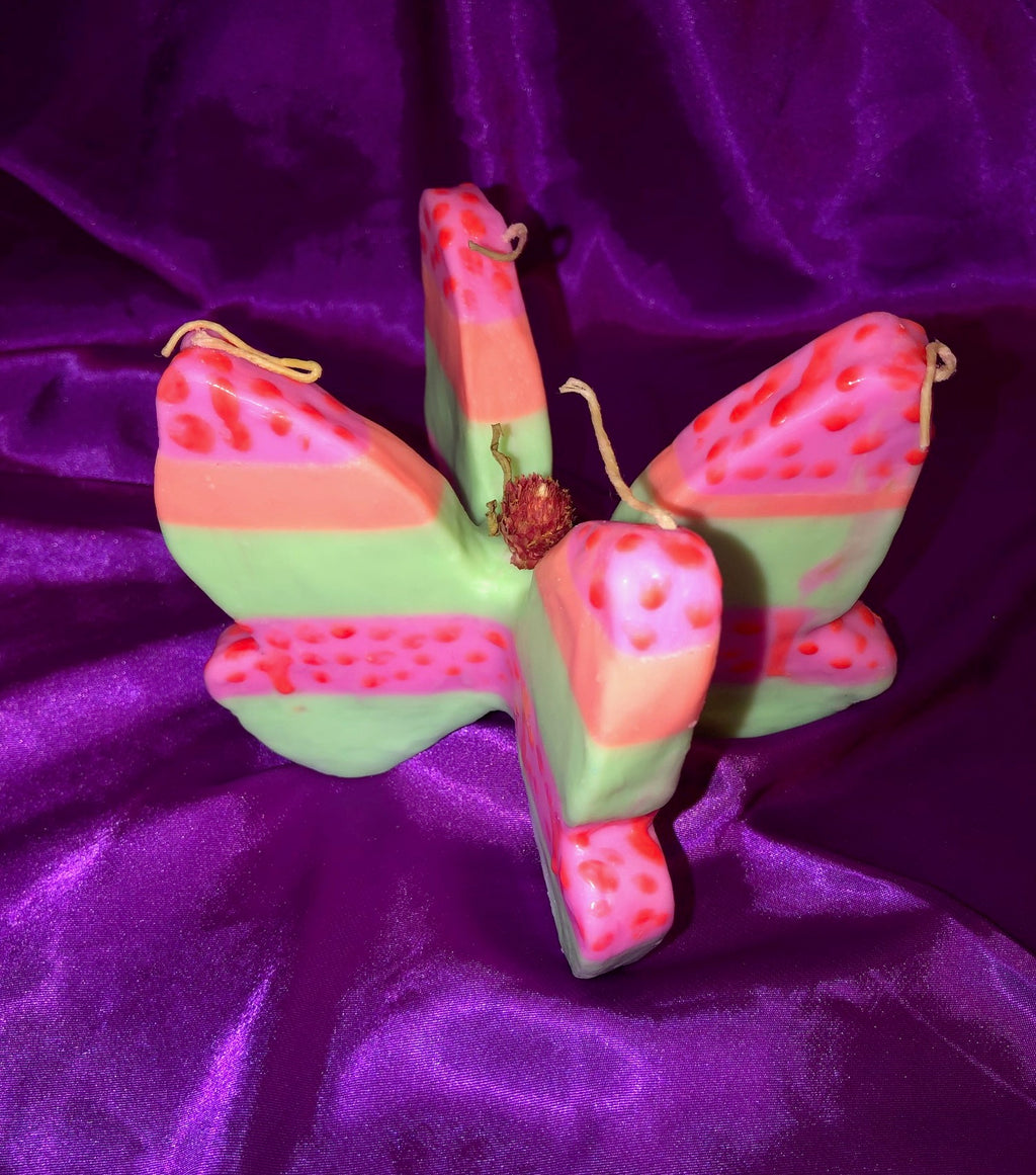 Butterlfy Candle, Natural Candle, Made in Los Angeles, Kathleen, Shop Kathleen, Kathleen Los Angeles, Colleen Louis Berry, Rachel Henson, Independent Artist, Independent Boutique