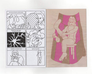 Brie Moreno, Zine, Kathleen, Shop Kathleen, art zine, zine, print, drawings, loveable, recycled