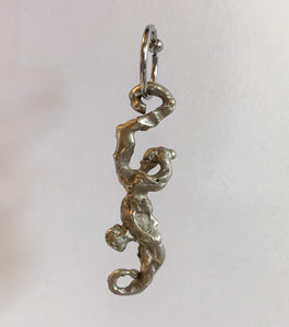 Kathleen, Shop Kathleen, Kathleen Los Angeles, Los Angeles boutique, independent boutique, independent fashion, independent jewelry, handmade jewelry, independent artist, independent designer, Brooklyn jewelry, Brooklyn jeweler, lost wax cast, wax cast earring, brass earring, brass hoop earring, Aquanaut earring, single hoop, monkey business earring, monkey earring