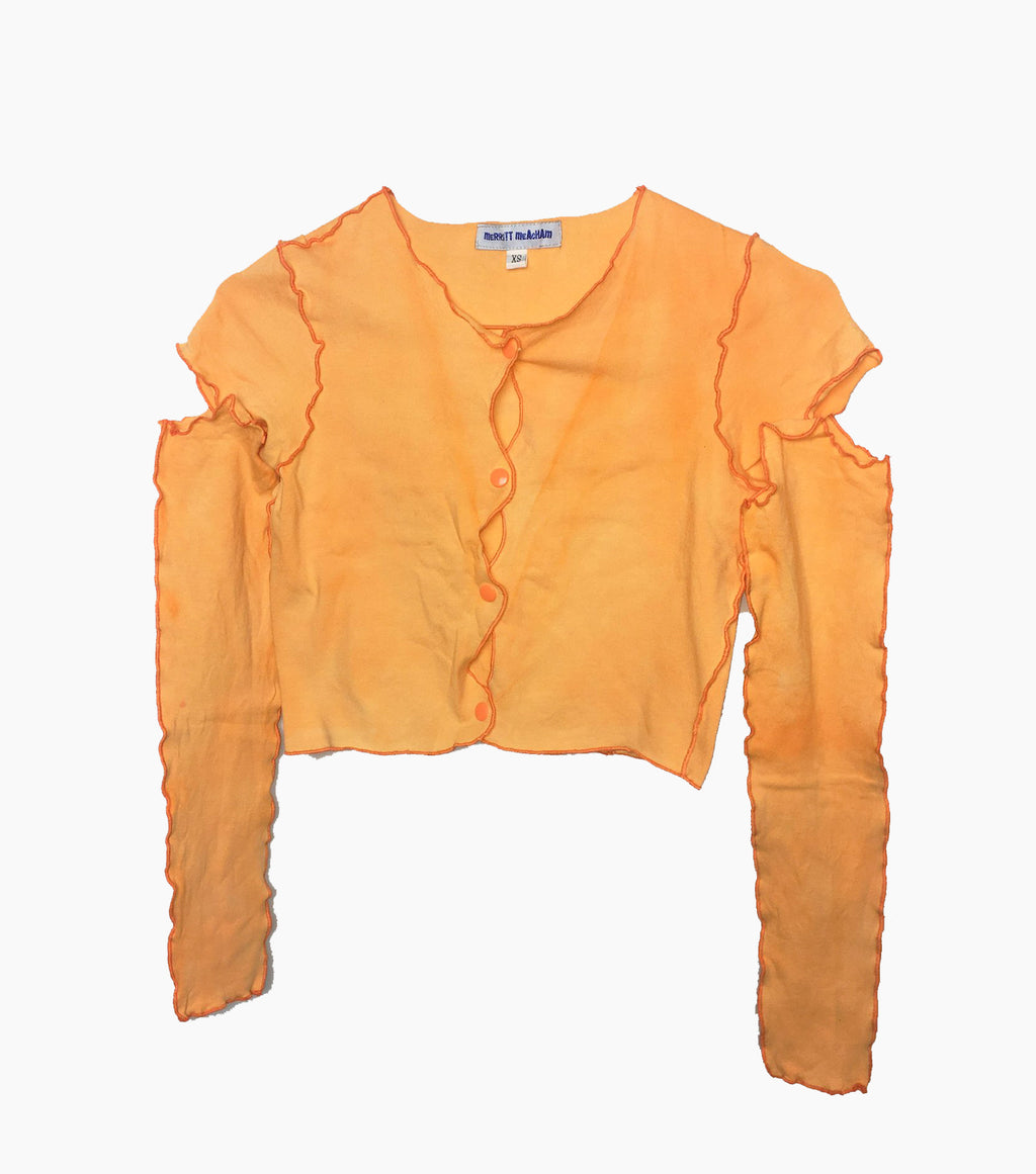 Kathleen, Merritt Meachman, Top, Snap Top, Orange
