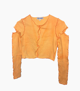 Kathleen, Merritt Meachman, Top, Snap Top, Orange