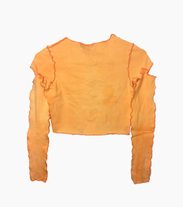 Kathleen, Merritt Meachman, Top, Snap Top, Orange