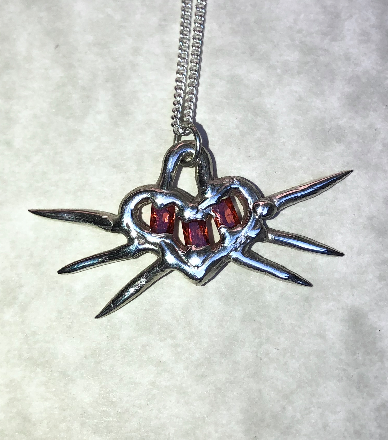 mgn jwl, Megan Baker, Jewelry, Australia, Sterling Silver, Urchin Heart, Gemstones, Kathleen, Shop Kathleen, Los Angeles, Kathleen, Boutique, Orange