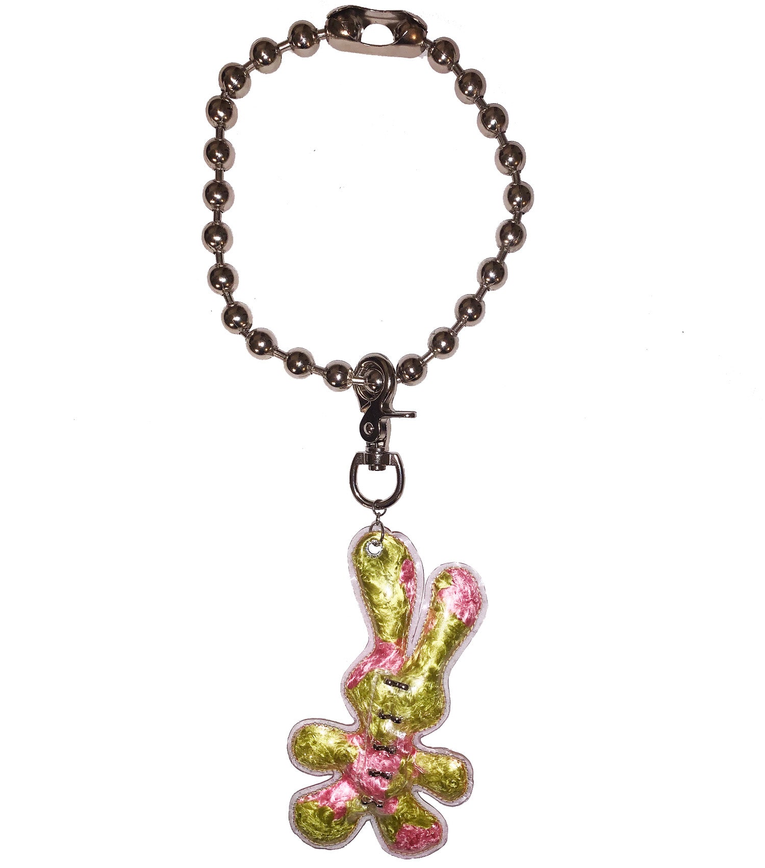 kathleen, shop kathleen, kathleen los angeles, los angeles boutique, independent boutique, independent fashion, independent designer, independent artist, hand made, one of a kind, Olive Woodward, Olive__U, choker, necklace, ball chain choker, bunny necklace, silk choker, silk roving, rabbit necklace, punk necklace