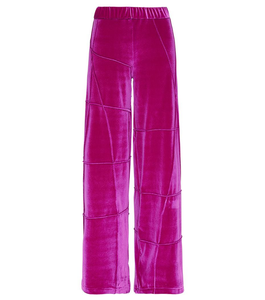 Velvet pants, australian designer, independent fashion, independent designer, independent boutique, handmade, independent fashion, handmade pants, spider pants, Karla Laidlaw, karlalaidlaw, Kathleen, Shop Kathleen, served pants, patchwork pants, hot pink pants, karlaidlaw, brown pants, grey pants