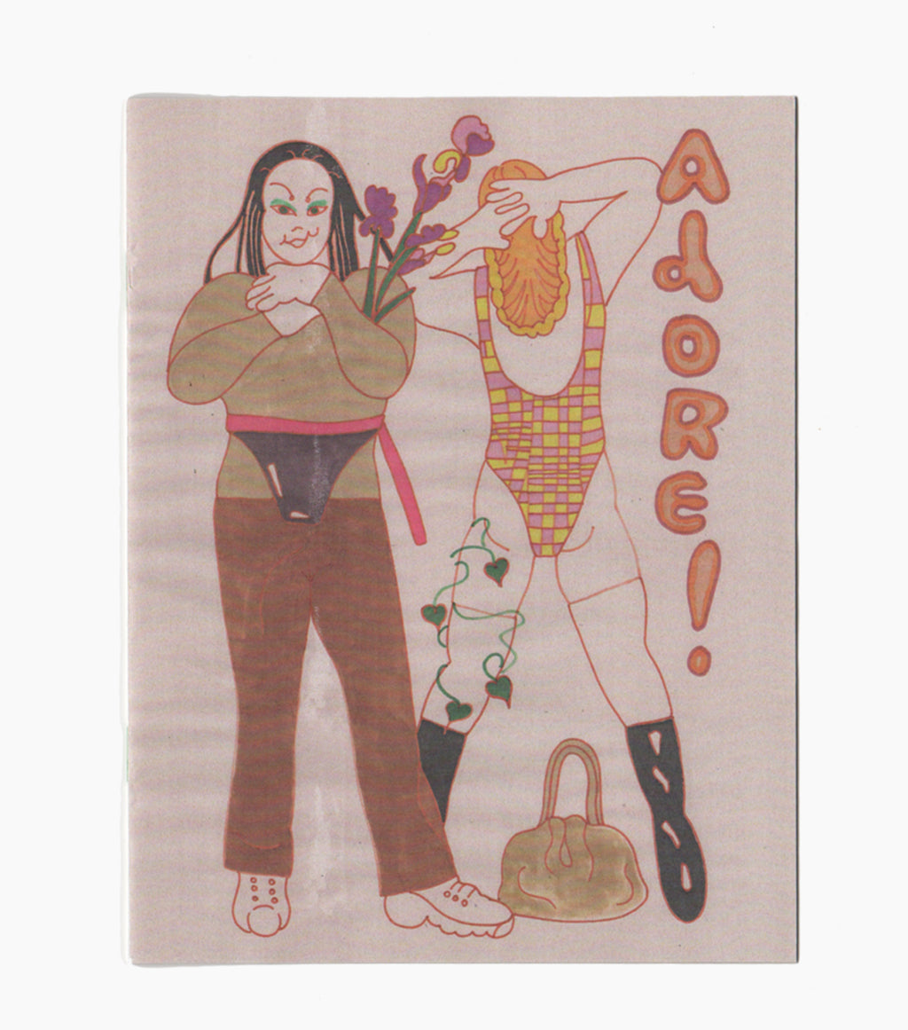 Brie Moreno, Zine, Kathleen, Los Angeles, Shop Kathleen, zine, adore, drawings, art, print