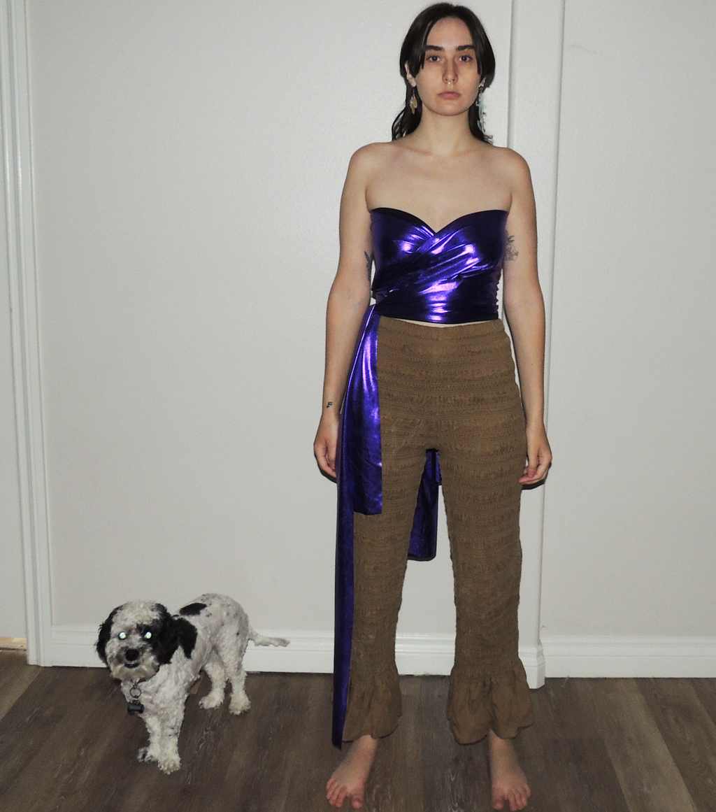 Club Top, Kathleen, Shop Kathleen, Los Angeles, Boutique, Los Angeles Boutique, Small Artist, Independent Artist, Small Batch, Wrap Top, Crop Top