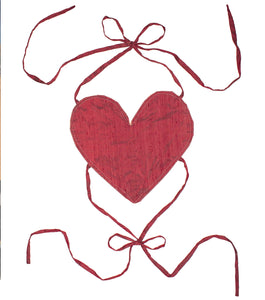 Heart Shaped Top - Maroon