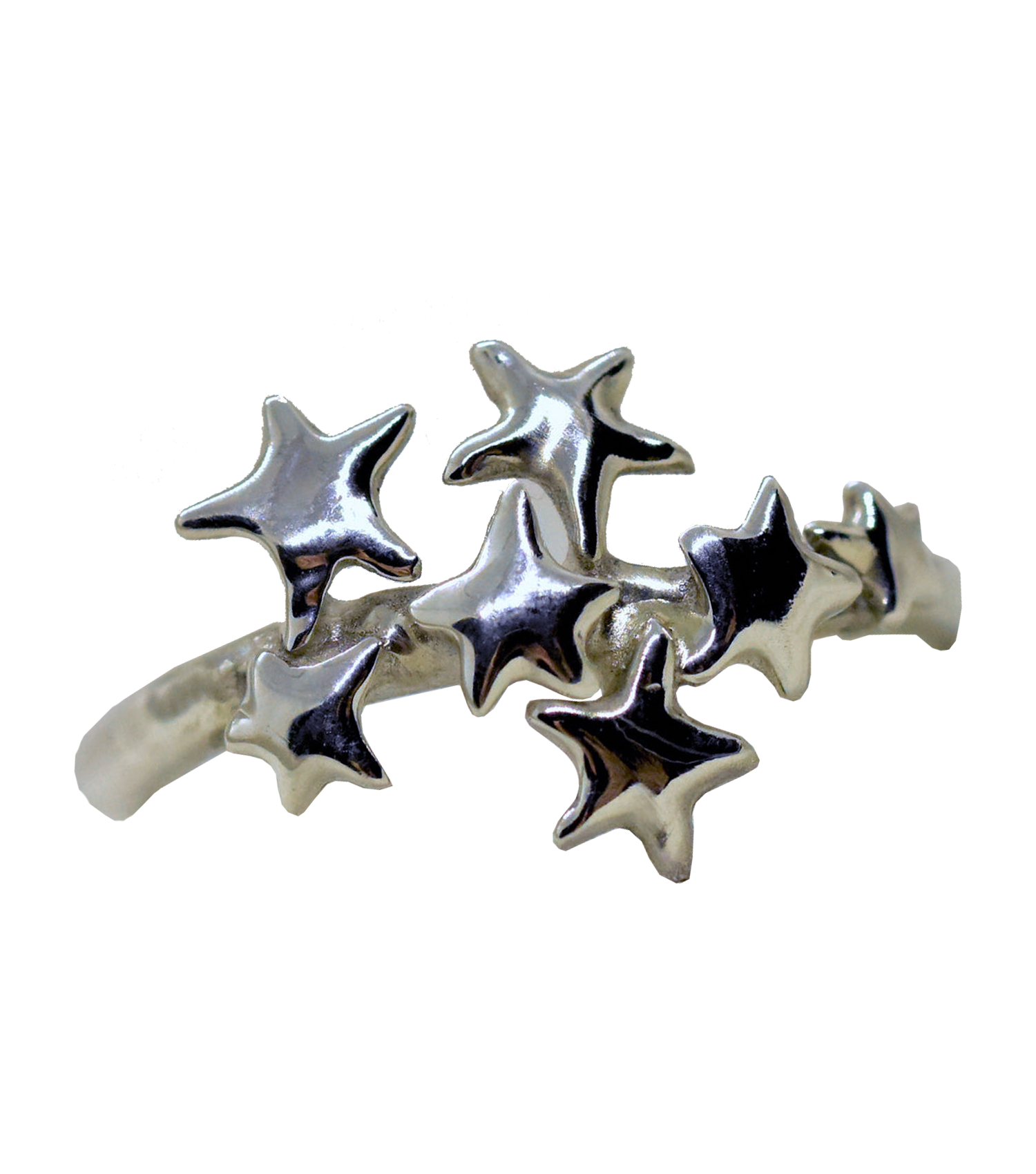 Loneru, Lonerü, sterling silver ring, star jewelry, vermont jewelry, sterling silver star ring, kathleen, kathleen los angeles, independent boutique, independent artist, independent designer, handmade jewelry, los angeles boutique, shooting star ring, silver ring, stars ring