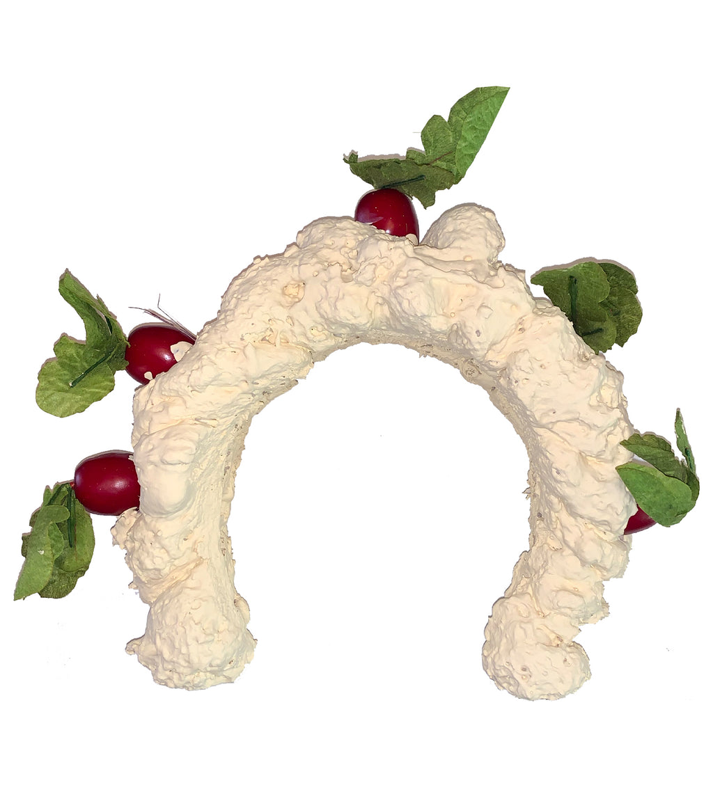 Kathleen, Shop Kathleen, Los Angeles, Sustainable headband, headpiece, bagel headband, 323, 3234u, foam headband, sustainable hat, handmade headband, handmade headpiece, radish headpiece, radish headband