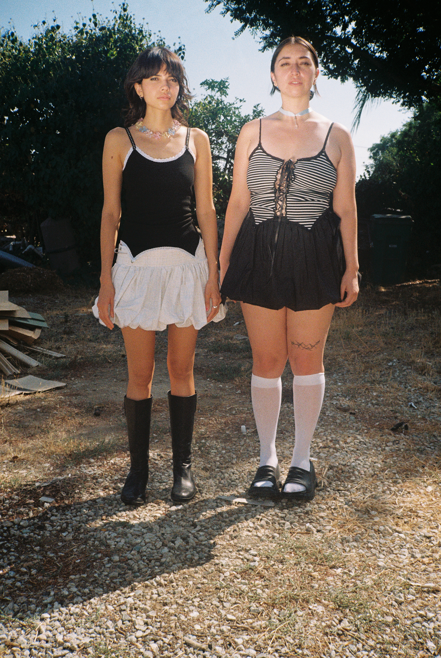 Black Mini Puffball Skirt