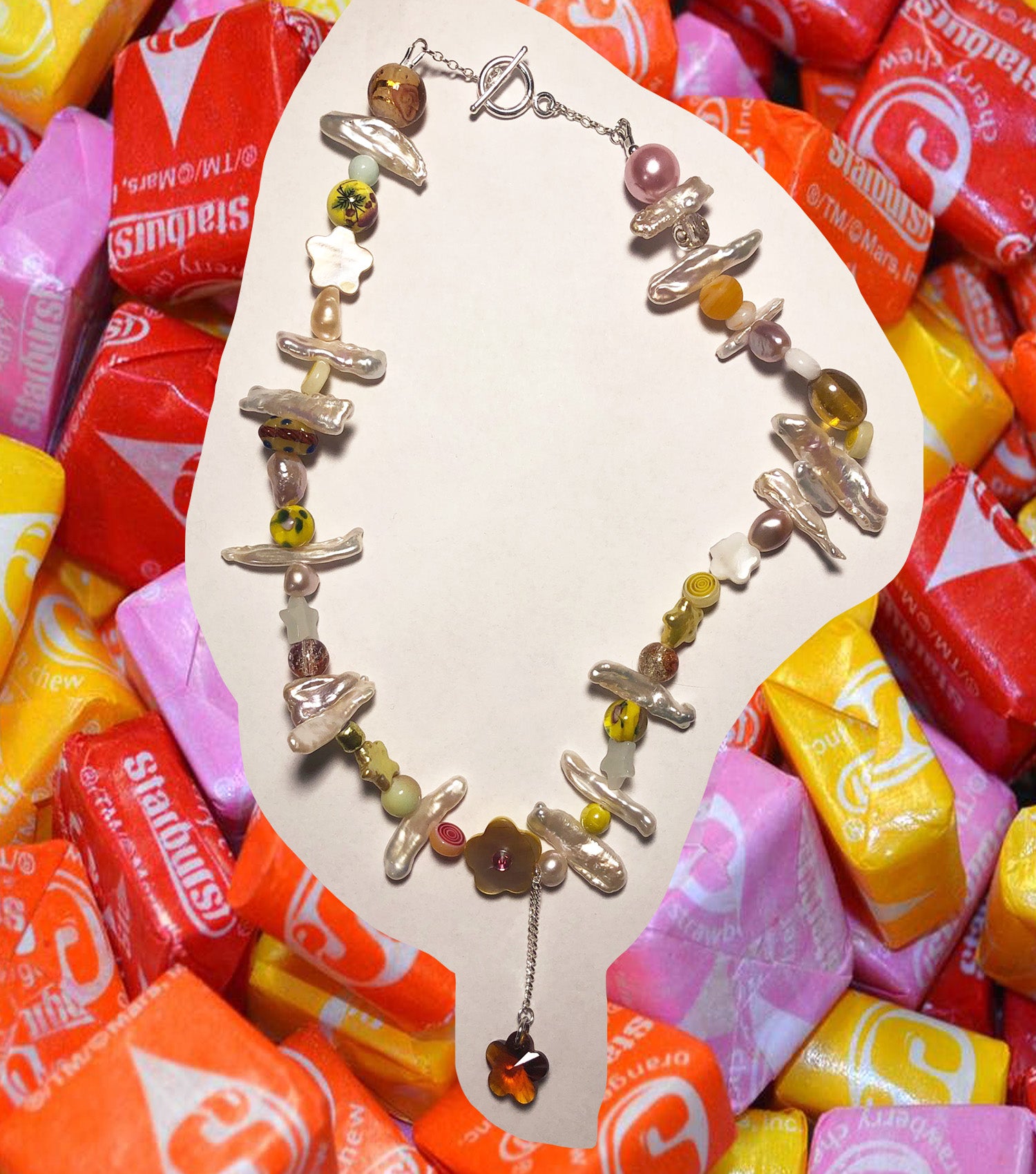 Janky Jewels, Kathleen, Los Angeles, Boutique, New York, Pearl Choker, Kathleen Los Angeles, Fairy, Elf, Pixie, Woodland, mermaid necklace, strawberry necklace