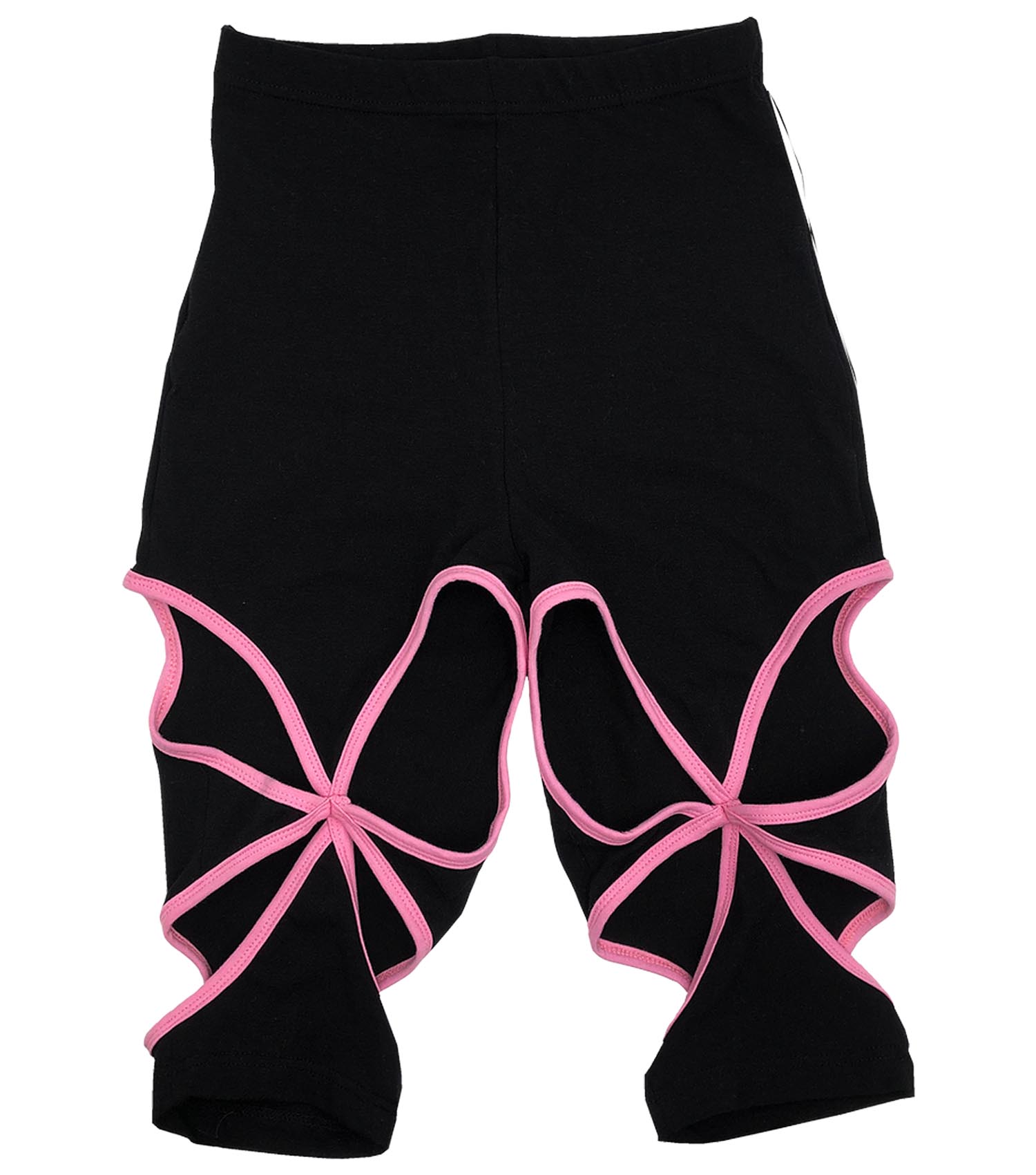 Kathleen, 3i3, handmade, los angeles, california, new, designer, hand crafted, one of a kind, small artist, artisan, made by hand, Bike shorts, cycling shorts, shorts, butterfly, bicycle shorts, butterfly shorts, activewear, high waisted, cotton, stretch, comfort, shop kathleen, butterfly cutout