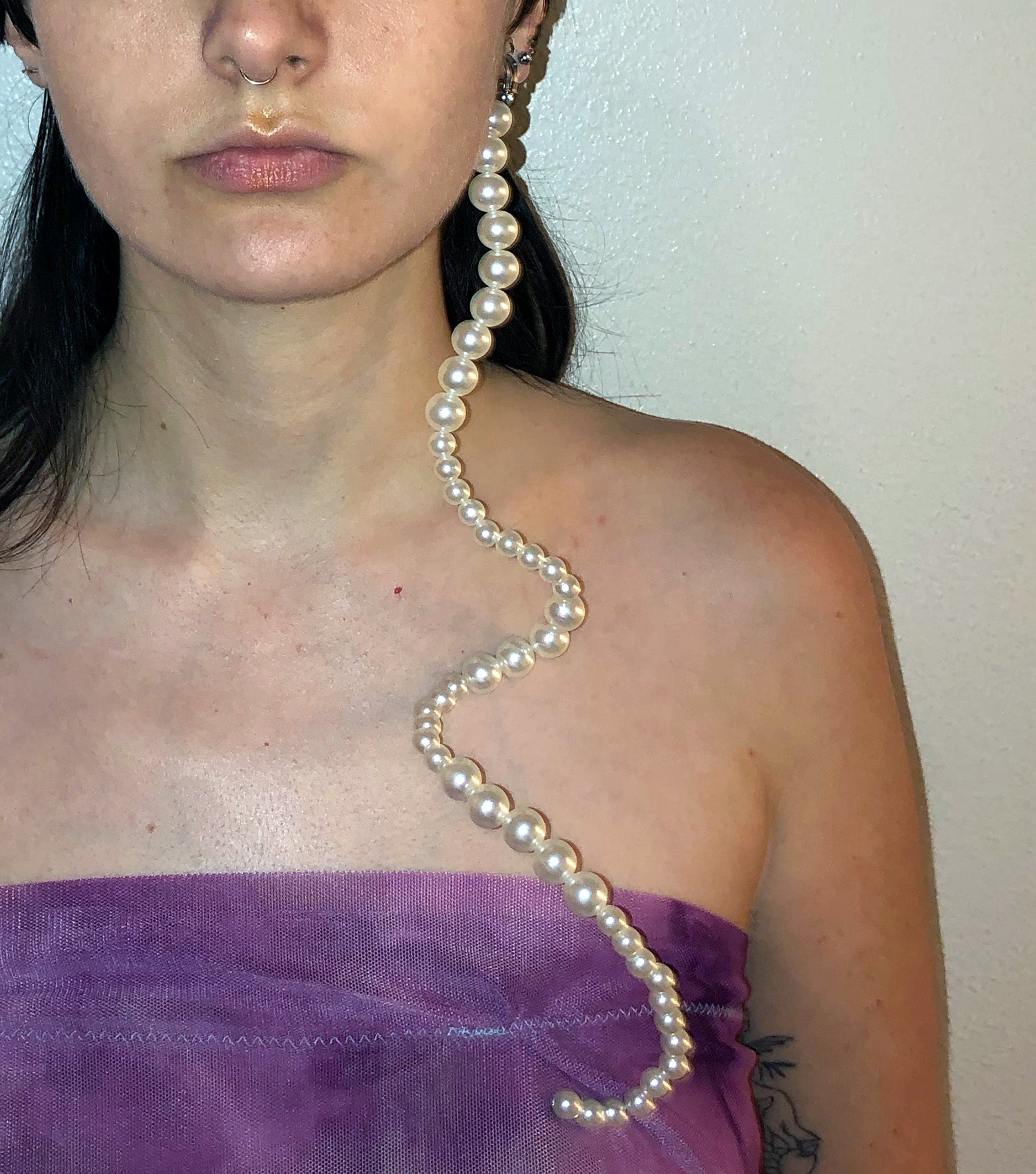 Earrings, Jewelry, Deska, Pearl Earrings, Hand beaded, shop kathleen, kathleen los angeles, kathleen, deska, independent artist, independent designer, los angeles boutique, clip on earrings, pierceless earrings