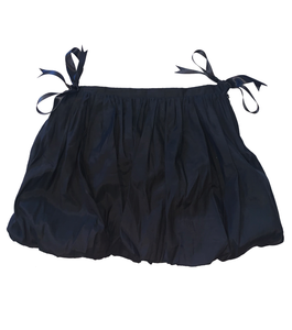 Black Mini Puffball Skirt