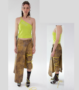 Cefie, Toronto, Vegan, Vegan leather, skort, skirt, shorts, capri, trousers, Guardian skort, los angeles, Kathleen