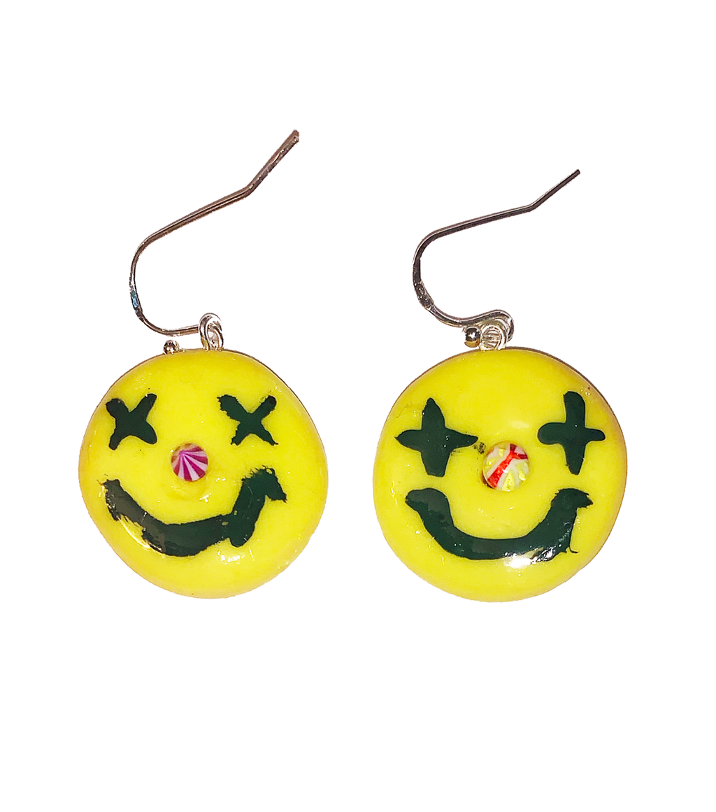 Kathleen, Shop Kathleen, Los Angeles, Kathleen, Boutique, Handmade Earrings, Independent artist, independent designer, independent boutique, independent jewelry, epoxy, resin, polymer earrings, choker, sculpey beads, handpainted, SKARED, Australia jewelry, Melbourne Jewelry, clown earrings, halloween earrings, SKARED earrings, sculpey earrings, hook earrings, neon earrings, smile earrings, smiley earrings, smiley face earrings
