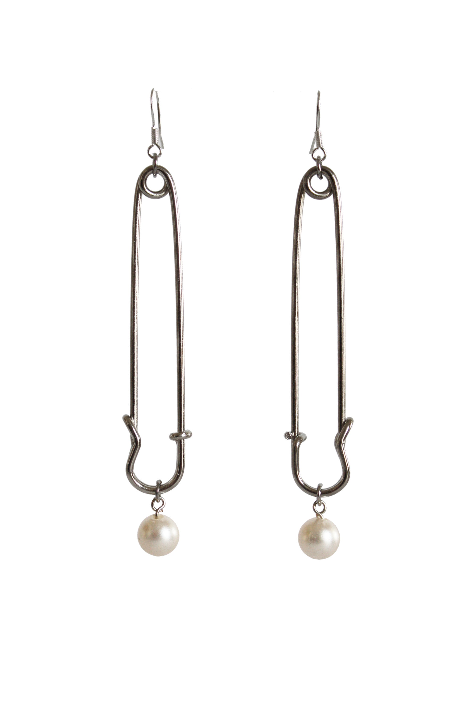 Pin & Pearl Earrings