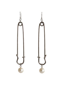 Pin & Pearl Earrings