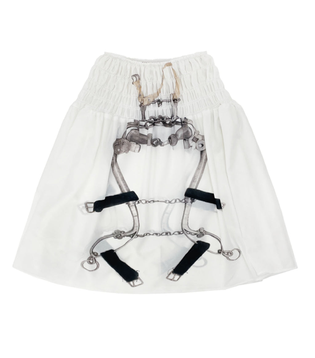 604SERVICE, 604 SERVICE, Los Angeles, KATHLEEN, SHOP KATHLEEN, KOREAN, MADE IN KOREA, KOREAN FASHION, COTTON, NYLON, SPANDEX, POLYESTER, POLY, summer skirt, sprint skirt, spliced, smocked, sublimated bottom, sublimation