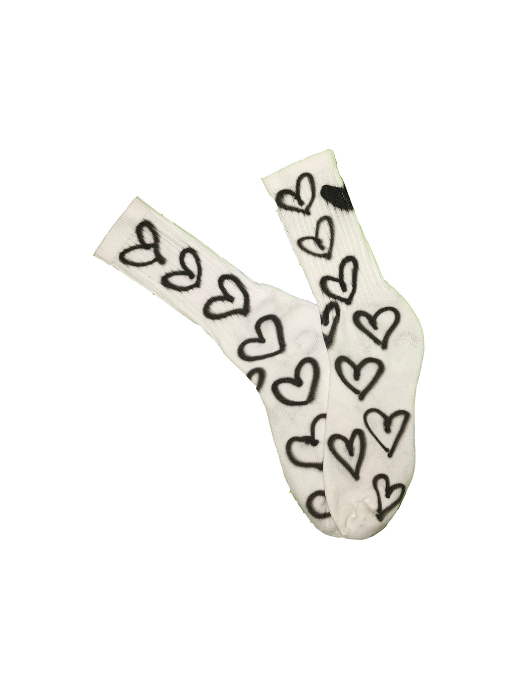 Alexa Stark, airbrush, socks, heart socks, kathleen, los angeles, shop kathleen