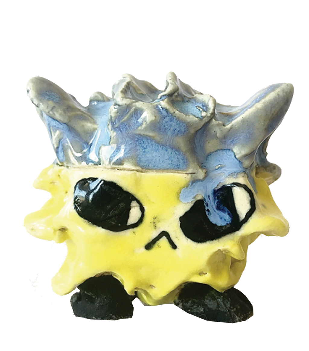 Dominique Go, Kathleen, Shop Kathleen, Ceramic, Handmade, sculpture, clay sculpture, handbuilt ceramic, mini figurine, independent artist, made in LA, clay artist, pokemon sculpture