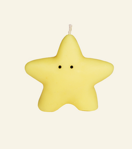 lump shop star candle, candle