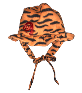 independent designer, independent boutique, handmade, independent fashion, handmade jacket, Kathleen, Shop Kathleen, Kathleen los Angeles, Los Angeles fashion, small business, hurtence, made in London, london designer, upcycled, recycled, collage hat, ethical hat, furry hat, fuzzy hat, sustainable hat,  ethical fashion, tiger hat, fleece hat, animal print hat, hair hat, ear flap hat, cheetah hat, leopard hat, bow hat, faux fur hat, hair bow, patchwork hat, handsewn hat, patch, tiger bucket hat