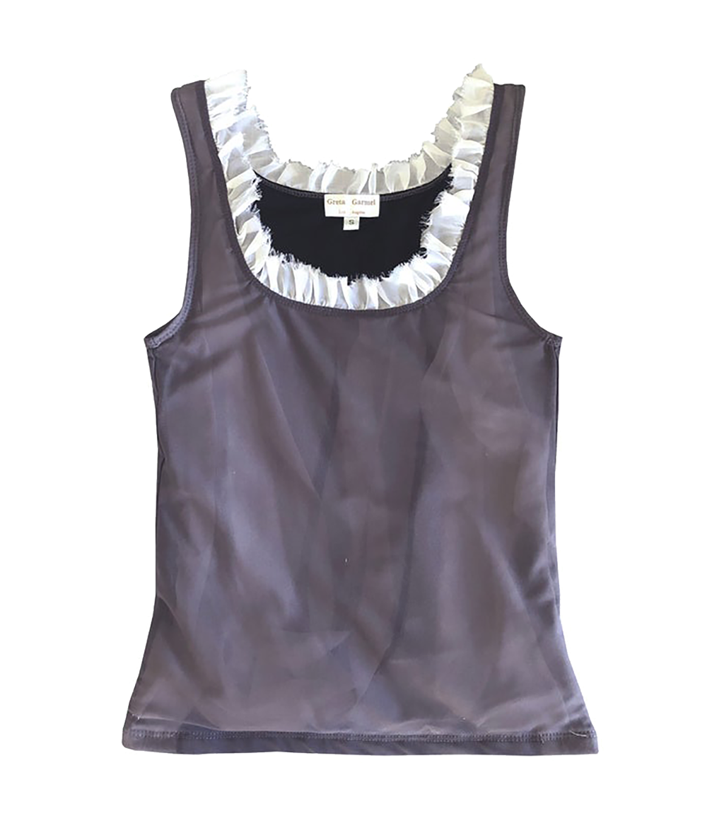 greta garmel, kathleen, shop kathleen, los angeles fashion, small batch fashion, mesh top, pirate top, mesh skirt, pirate skirt,