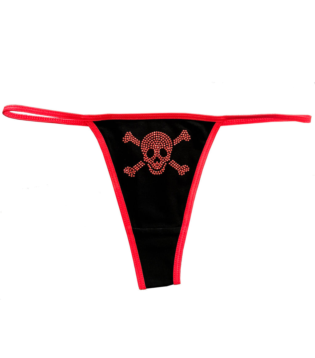Helena eisenhart, nyc, designer, new york city, los angeles, Kathleen, shop Kathleen, handmade, vintage, antique, up-cycled, one-of-a-kind, cotton, denim, spandex, rhinestone, skull, rhinestone skull, skulls, thong, thongs, underwear, panties, intimates