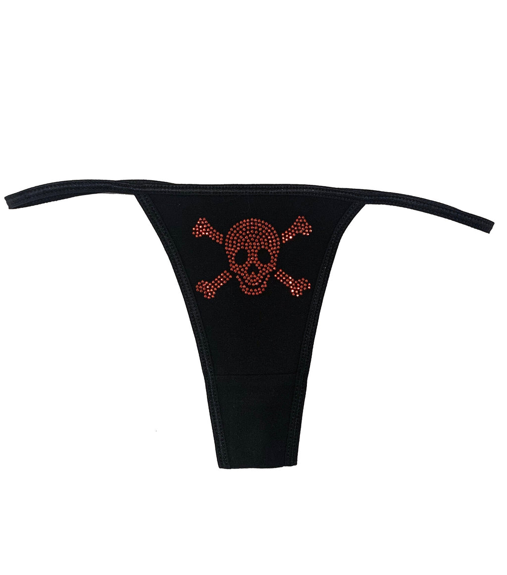 Helena eisenhart, nyc, designer, new york city, los angeles, Kathleen, shop Kathleen, handmade, vintage, antique, up-cycled, one-of-a-kind, cotton, denim, spandex, rhinestone, skull, rhinestone skull, skulls, thong, thongs, underwear, panties, intimates