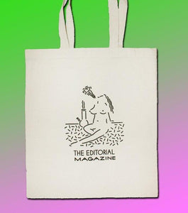 editorial magazine, tote bag, clay hickson