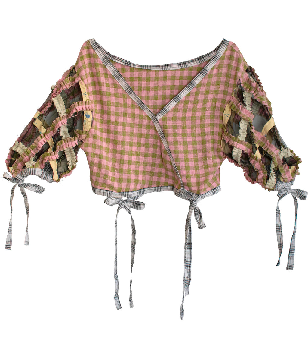 Kathleen, Kathleen Los Angeles, Meg Beck, Wrap Top, Blouse, Boutique