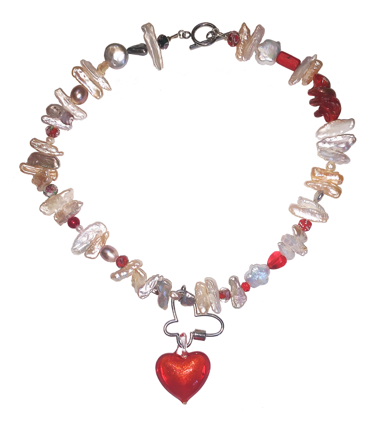 Janky Jewels, Kathleen, Los Angeles, Boutique, New York, Pearl Choker, Kathleen Los Angeles, Fairy, Elf, Pixie, Woodland, mermaid necklace, strawberry necklace, butterfly necklace, mushroom charm, mushroom necklace, heart choker, goth choker, Kathleen, Shop Kathleen, kathleen los angeles, upcycled necklace, sustainable jewelry, New York jewelry, charm necklace