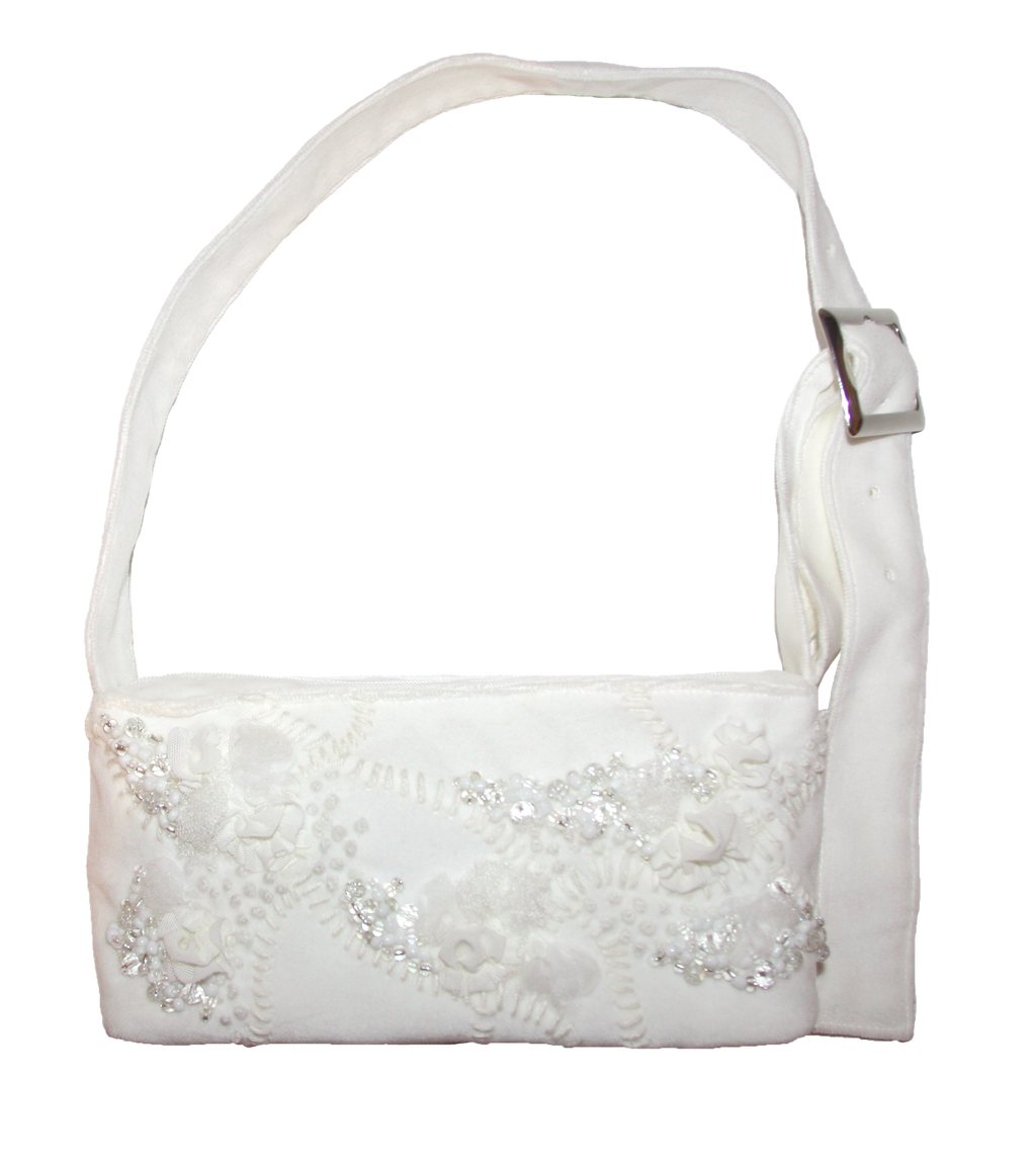 Matilda Aberg, Mini Bag, 90s Handbag, Sustainable Designer, Independent Designer, Stockholm Designer, Independent Fashion, Kathleen, Shop Kathleen, Kathleen Los Angeles, Los Angeles Boutique, Independent Boutique, Crushed Velvet Bag, Red Handbag, Embroidered Bag, Beaded Bag, Beaded Flowers, Floral Handbag, Flower Handbag, Mini Bag, Recycled Fabric, Upcycled